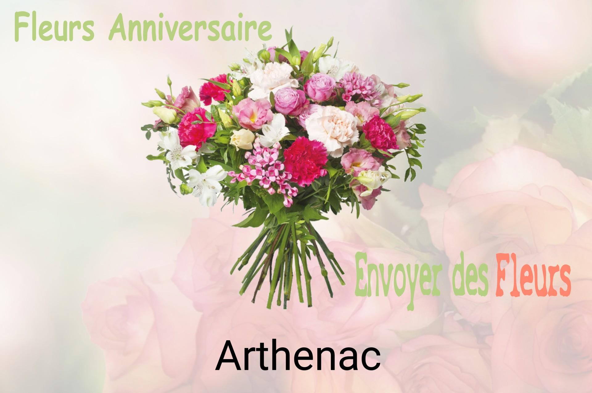 Bouquet de fleurs d’anniversaire livré à Arthenac
